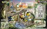 Pokemon Diorama Collection Old Castle Ruins (Set of 6) (Anime Toy)