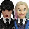 5 Points/ Netflix Wednesday: Wednesday Addams & Enid Sinclair 3.75inch Action Figure Box Set (Completed)