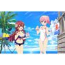 The Demon Girl Next Door 2-Chome [Especially Illustrated] Towelblanket (Yuko Yoshida & Momo Chiyoda / Sea) (Anime Toy)