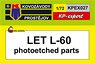LET L-60 photoetched parts (for KP Models) (Plastic model)