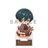 Blue Lock Acrylic Stand (Rin Itoshi / Chocolate Outfit) (Anime Toy)
