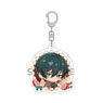 Blue Lock Acrylic Key Ring (Rin Itoshi / Chocolate Outfit) (Anime Toy)