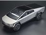 Tesla Cybertruck Silver (Diecast Car)