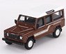 Land Rover Defender 110 1985 County Station Wagon Russet Brown (LHD) (Diecast Car)