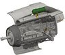 Bf109G-2/G-4 engine PRINT (for Eduard) (Plastic model)