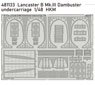 Lancaster B.Mk.III Dambuster undercarriage (for HKM) (Plastic model)