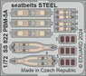 PBM-5A Seatbelts STEEL (for Academy) (Plastic model)