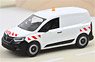Renault Kangoo Van 2023 White / Red Stripe (Diecast Car)