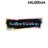 MILGRAM -ミルグラム- LIVE EVENT「hallucination」 ロゴ オーロラステッカー (キャラクターグッズ)
