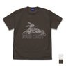 Made in Abyss: The Golden City of the Scorching Sun [Especially Illustrated] Nanachi Sleep Peacefully T-Shirt Charcoal L (Anime Toy)