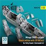 MIRAGE 2000N COCKPIT (BASIC EDITION WITH 3D DECALS) FOR KITTY HAWK / ZIMIMODEL KIT (3D PRINTED) (Plastic model)