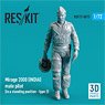 MIRAGE 2000 (INDIA) MALE PILOT (IN A STANDING POSITION - TYPE 2) (3D PRINTED) (Plastic model)