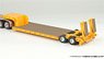 16 Wheels Low Bed Trailer w/Auto Slope Yellow (Diecast Car)