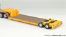 16 Wheels Low Bed Trailer Yellow (Diecast Car)