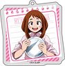 TV Animation [My Hero Academia] [Especially Illustrated] Acrylic Key Ring [Cafe Ver.] (3) Ochaco Uraraka (Anime Toy)
