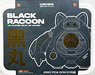 Kumamaru Racoon 3P Color (Black) (Plastic model)