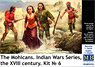 インディアン戦争4体・モヒカン族と欧州人男女・18世紀No.6 (プラモデル)