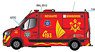 Renault Master 2019 BOMBEIROS BRAZIL Fire Department (Diecast Car)