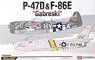 P-47D & F-86E `Gabreski` (Plastic model)