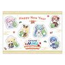 Hatsune Miku New Year Shop 2024 Sticker Sheet (Anime Toy)