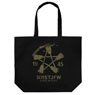 501st Joint Fighter Wing Strike Witches: Road to Berlin Strike Witches Vintage Large Tote Black (Anime Toy)