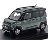 MITSUBISHI DELICA MINI T Premium (2023) Ash Green Metallic / Black Mica (Diecast Car)