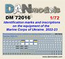 ウクライナ海兵隊 車両識別マーク 2022年～2023年 (プラモデル)