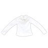 AZO2 The Luxual Sheer Check Blouse (White) (Fashion Doll)