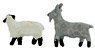 Diorama Collection Craft Sheep / Goat (2) (Model Train)