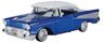 1957 Chevy Bel Air (White/Blue) (Diecast Car)