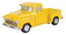 1957 Chevy 3100 Pickup (Yellow) (Diecast Car)