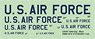 USAF lettering - Blue (Decal)