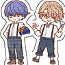 Acrylic Petit Stand [Obey Me! Nightbringer] 10 White Day Ver. Blind (Retro Art Illust) (Set of 7) (Anime Toy)