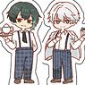 Acrylic Petit Stand [Obey Me! Nightbringer] 11 White Day Ver. Blind (Retro Art Illust) (Set of 5) (Anime Toy)