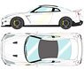 NISSAN GT-R Track edition engineered by NISMO T-spec 2024 Brilliant White Pearl (Diecast Car)