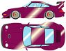 Porsche 911 (993) GT2 EVO 1998 Amethyst Metallic (Diecast Car)