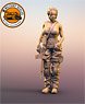 Military Girl No.12 Assault Rifle Statue (Plastic model)