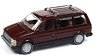 1985 Dodge Caravan Crimson Red / Black (Diecast Car)