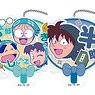 Nintama Rantaro Deco Fan Key Chain A (Set of 8) (Anime Toy)