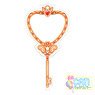 Heart Pero Can Badge Cover (Gold Key) (Anime Toy)