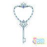 Heart Pero Can Badge Cover (Silver Key) (Anime Toy)