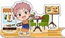 TV Animation [Jujutsu Kaisen] Mini Acrylic Diorama [Japanese Style Cafe Ver.] (1) Yuji Itadori (Anime Toy)