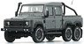 Land Rover Defender 110 Pickup 2016 Dark Gray (RHD) 6x6 Accessory Pack (Diecast Car)