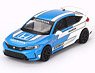 Honda Civic Type R 2023 #3 Pace Car Blue (LHD) (Diecast Car)
