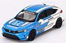Honda Civic Type R 2023 #3 Pace Car Blue (LHD) [Clamshell Package] (Diecast Car)