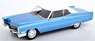 Cadillac DeVille Convertible 1967 with Softtop Light Blue Metallic / White (Diecast Car)