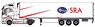 ボルボ FH 2020 トレーラー CHEREAU TRANSPORTS SRA (ミニカー)
