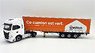 Iveco S-WAY NP FRET 21 Tote Liner biomethane Trailer WELDOM (Diecast Car)