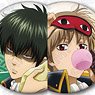 Gin Tama Trading Can Badge Phone Ver. (Set of 8) (Anime Toy)
