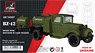 BZ-42 Soviet WWII refueler on GAZ-AA chassis w/ 1-axle fuel tank trailer (Plastic model)